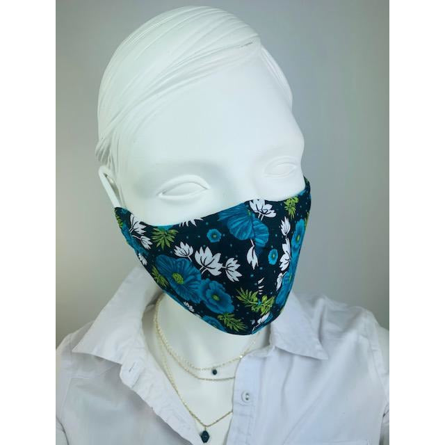 Masques - Tissu Lavables et Réutilisables - Motifs Fleurs