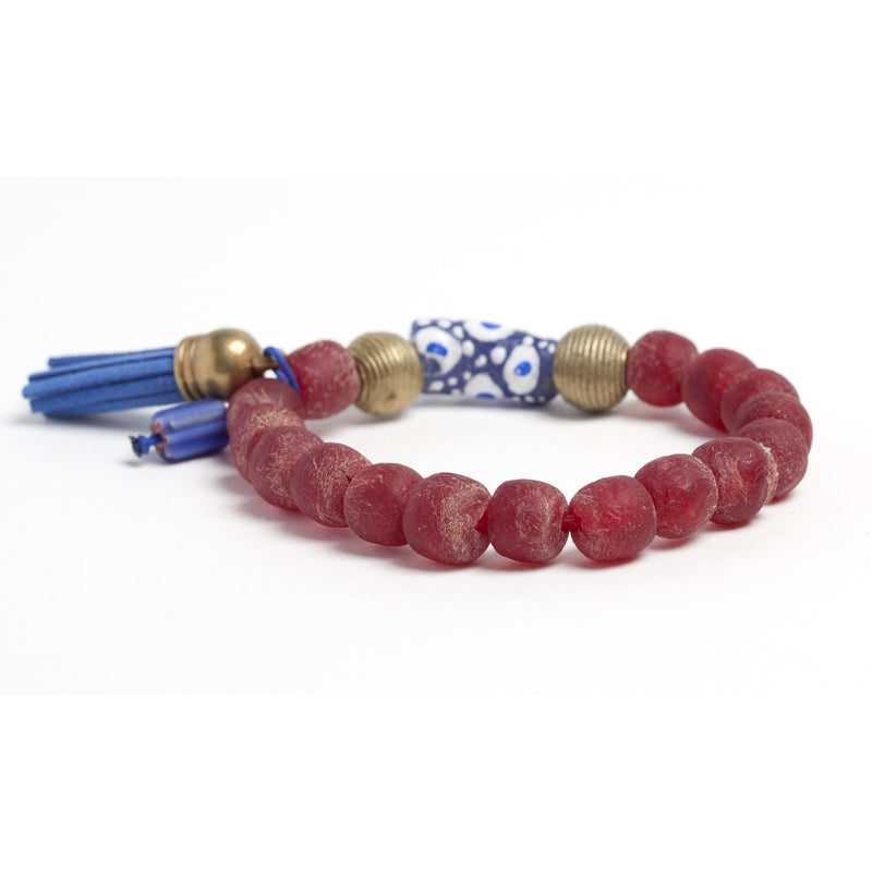 Bracelet Beads Verre Recyclés