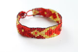 Bracelet Plat Beads Recyclés du Ghana - Fait main au Québec