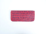 Portefeuille Rouge - Sac Ciment ou Riz Recyclé - Moyen